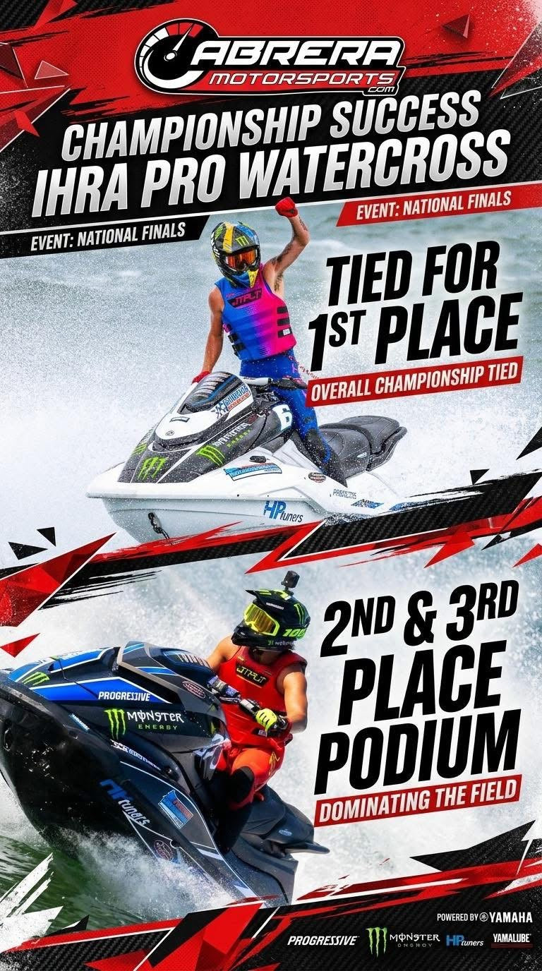 🏁🔥💪🏻 Strong Finish at the IHRA Pro Watercross National Finals