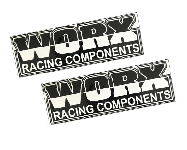 Bold black and white logo with “WORX” emphasized on top - WORX Racing - Cabrera Motorsports