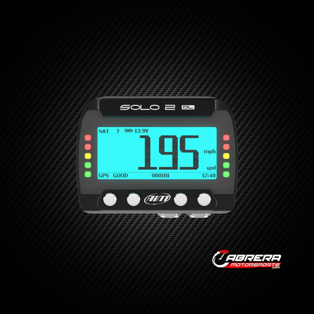 AiM Solo 2DL Lap Timer | ECU & RPM Input | CMS