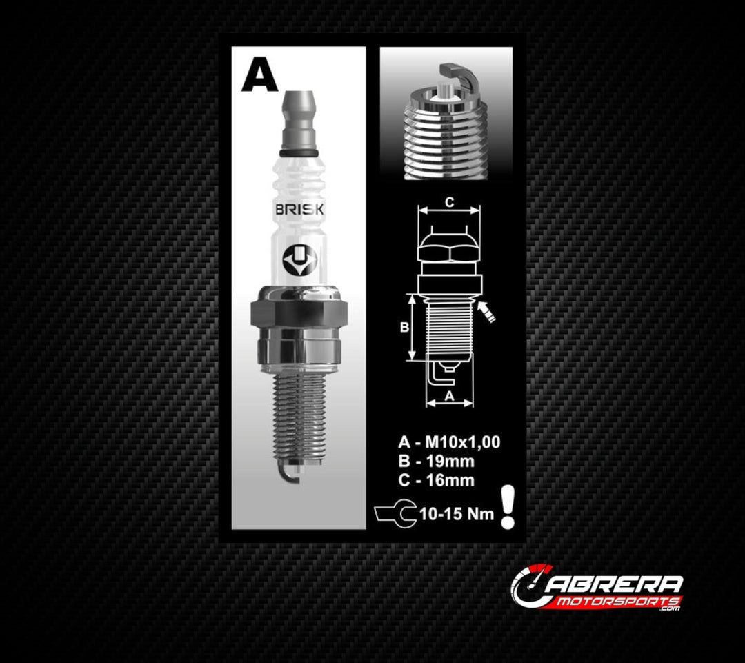 Brisk AR10S Spark Plug | Premium Racing Technology