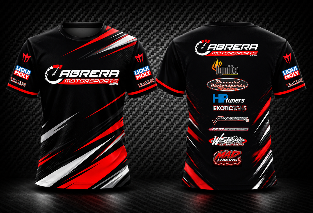 Cabrera MotorSports Dri-Fit T-shirts - Quick-Dry Performance