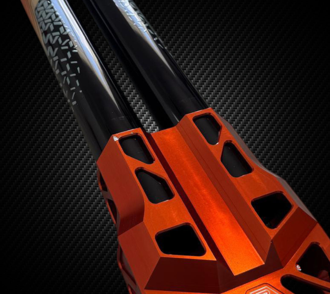 Damaged AMF Billet Handlepole for Kawasaki | Ergonomic & Adjustable