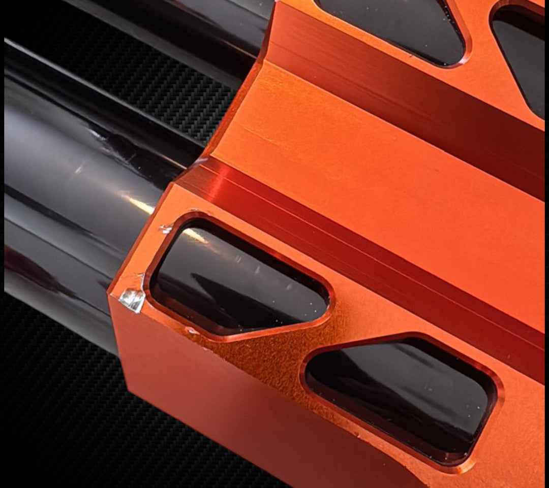 Damaged AMF Billet Handlepole for Kawasaki | Ergonomic & Adjustable