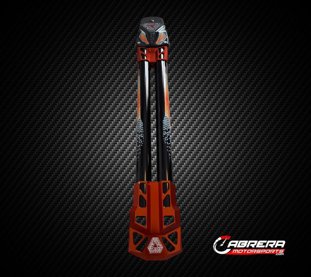 Damaged AMF Billet Handlepole for Kawasaki | Ergonomic & Adjustable