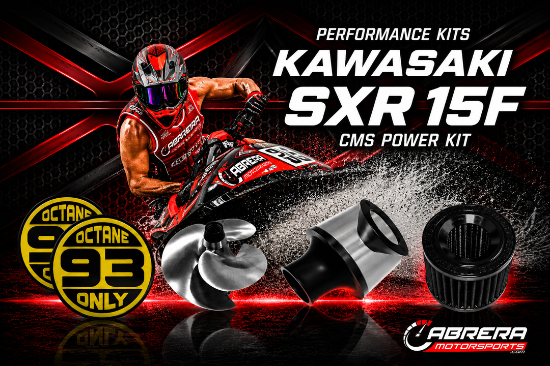 Dynamic view of Cabrera MotorSports Advanced Tuning & Electronics - Kawasaki SXR 15F CMS Power Kit - Boost performance!
