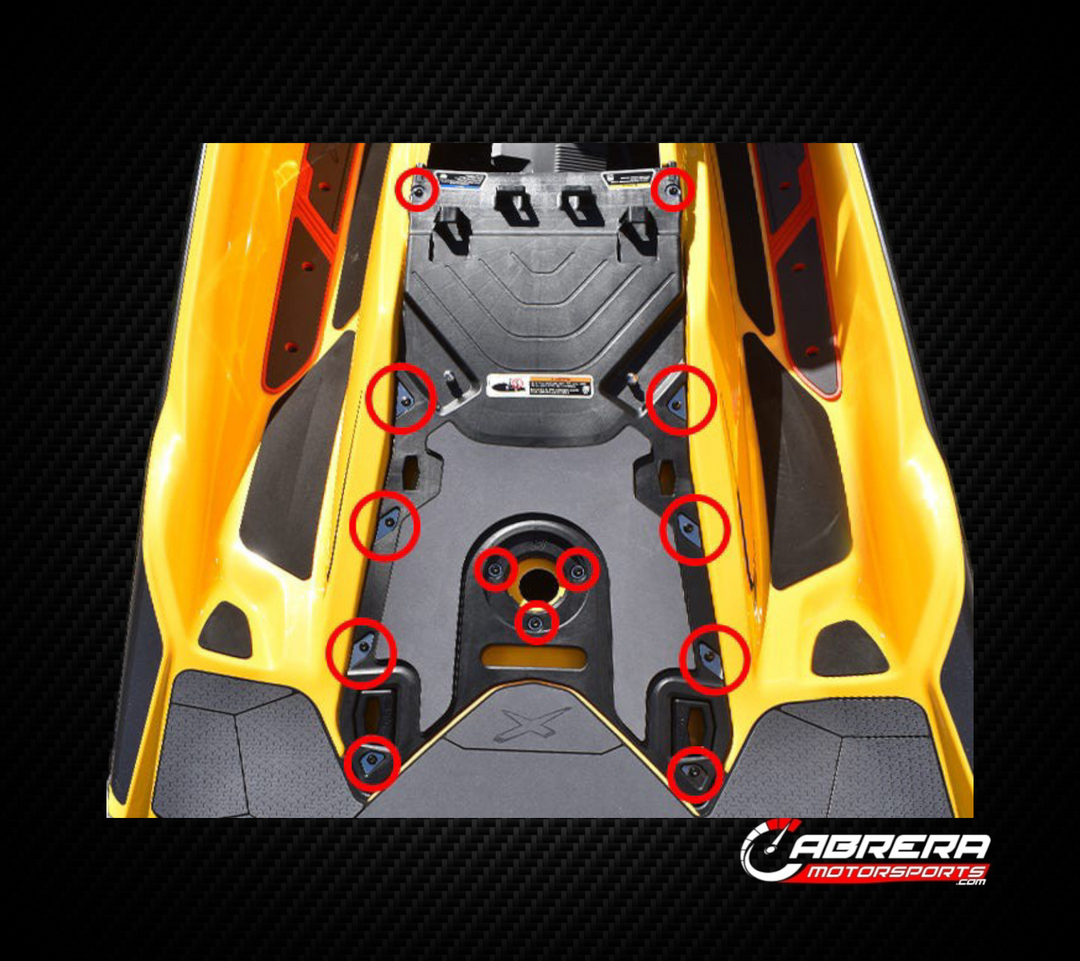 RIVA Sea-Doo 2018+ RXT/GTX, 2021+ RXP & 2020+ GTR/GTI Engine Service Cover Washer Upgrade Kit