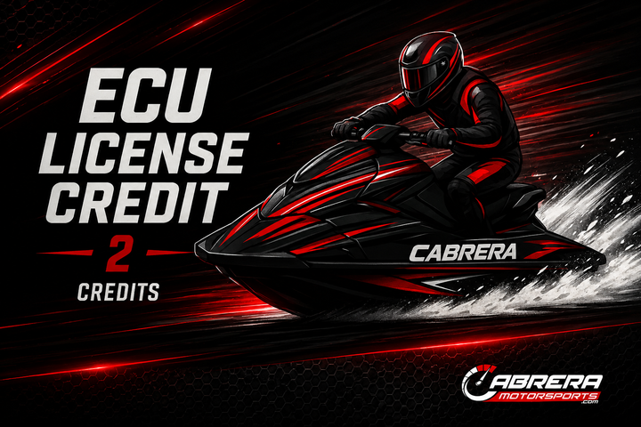 ECU License Credit promotional graphic for RTD Tuning Solutions for Sea-Doo, Yamaha 2016+ - Cabrera Motorsports