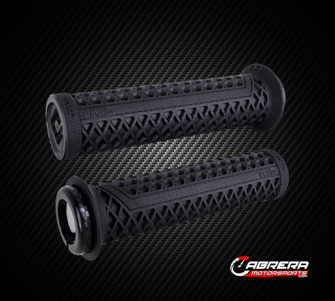 Vans Lock-On Grip Army Green/Black BMX Bike Grips - Official Vans Collaboration Model