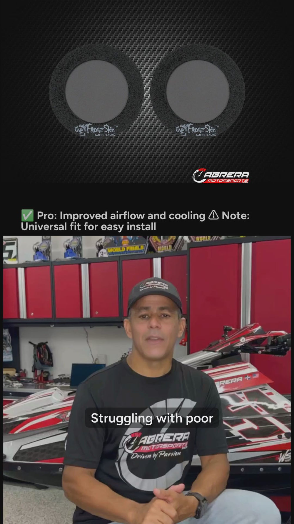 Frogzskin Air Intake & Vent Kit - 2.5 OD Circle (Universal Fit) - Benefits Video