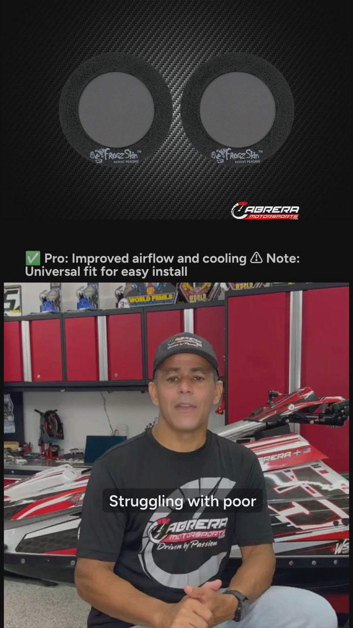Frogzskin Air Intake & Vent Kit - 2.5 OD Circle (Universal Fit) - Benefits Video