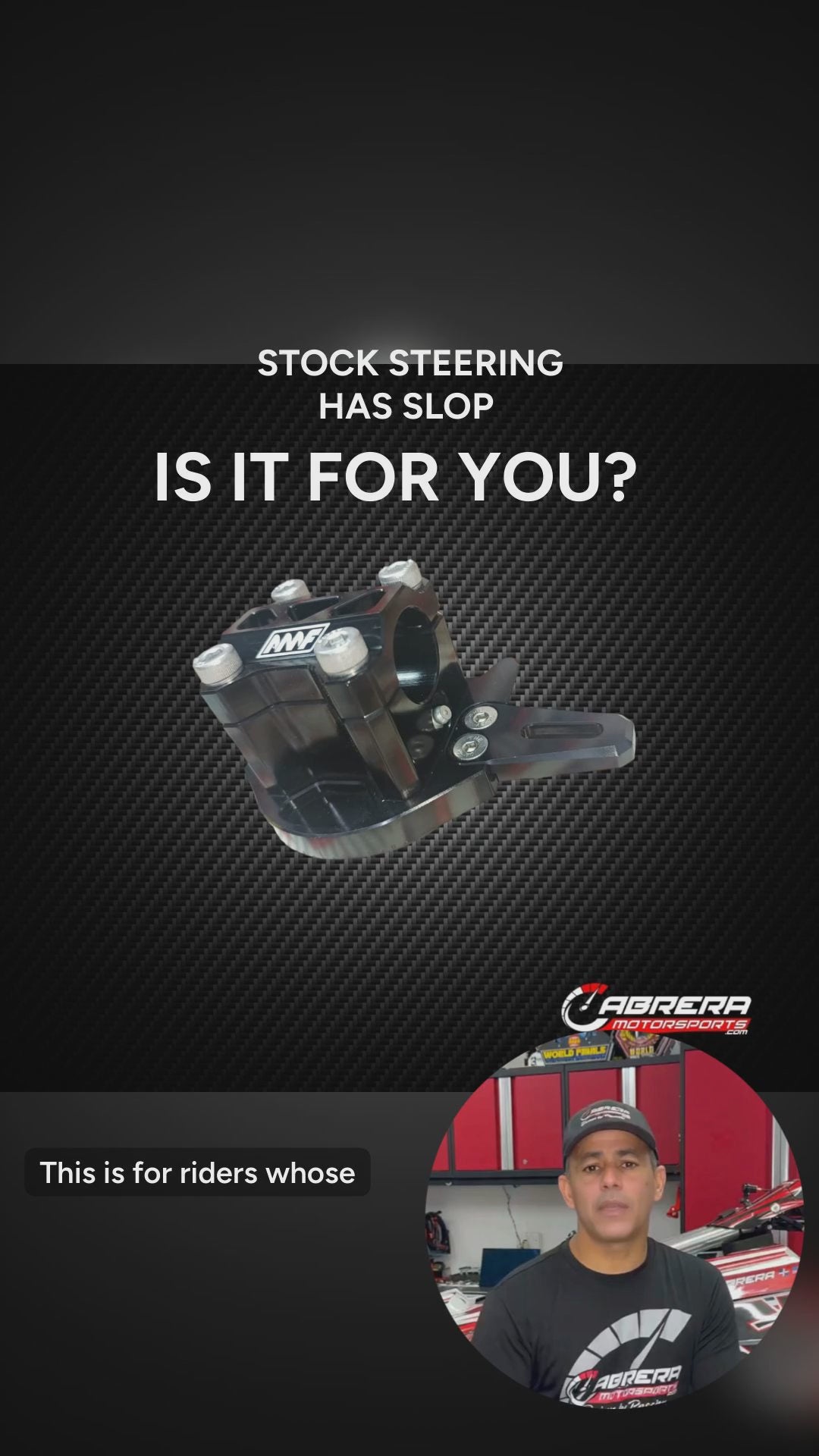 AMF 28.6mm Compact Steering System for Yamaha & Kawasaki - Precision Control - Video