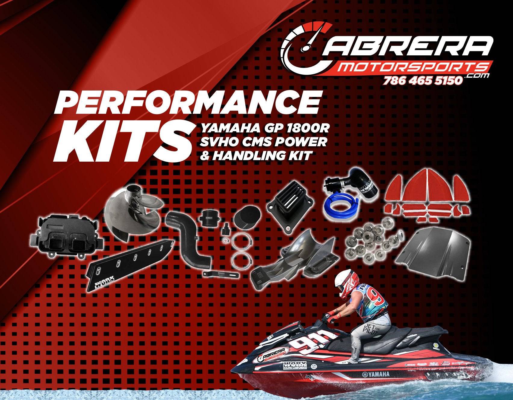 Yamaha GP 1800R SVHO CMS Power & Handling Kit | Cabrera
