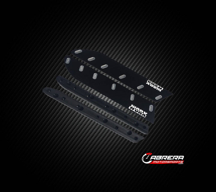 Unique Angle of WORX Racing Handling & Hull - Kawasaki Ultra Sponsons for 300/310 - Cabrera Motorsports